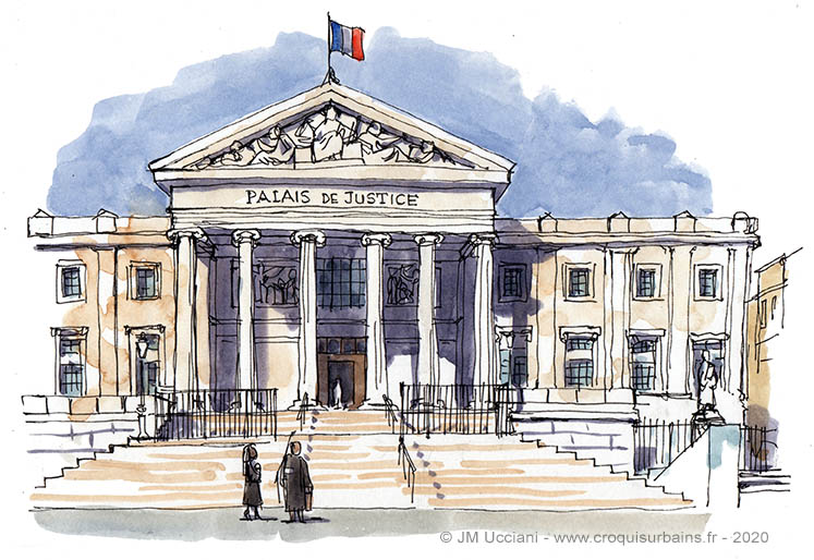 Le Palais de Justice de Marseille