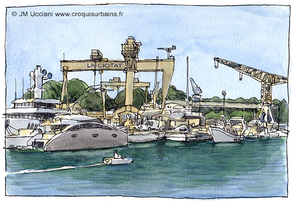 Le chantier naval de La Ciotat