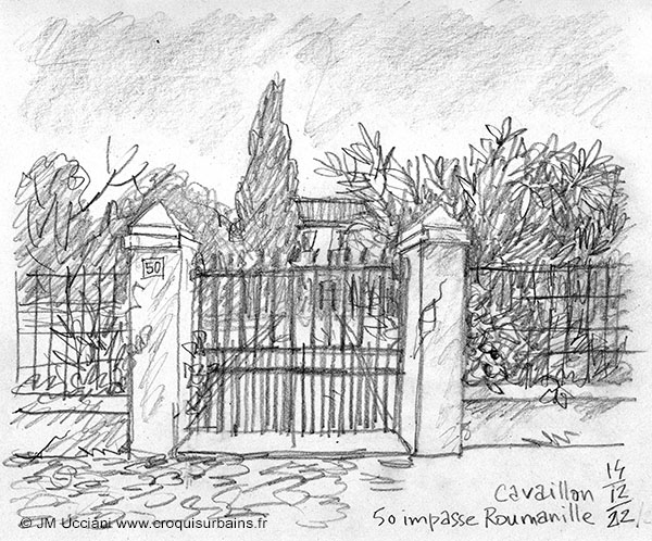 Le vieux portail à Cavaillon