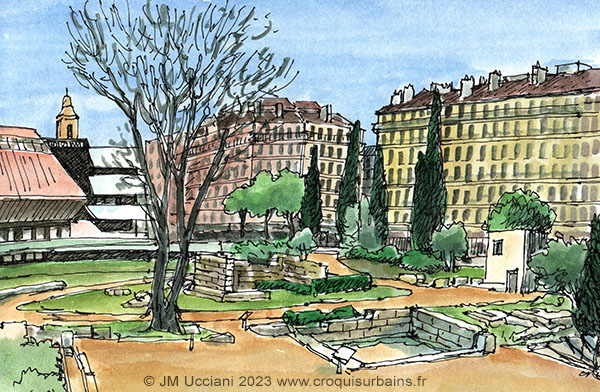 Le Jardin des Vestiges à Marseille