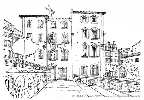 Rues du Panier, quartier historique de Marseille