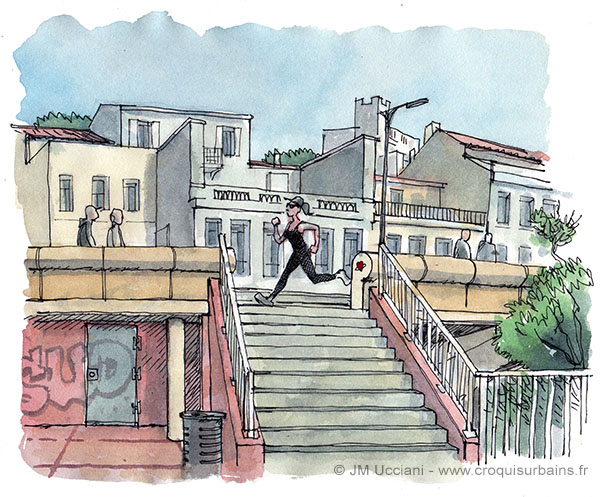 Footing sur la Corniche