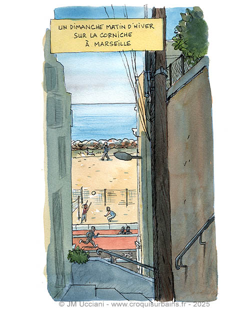 Footing sur la Corniche