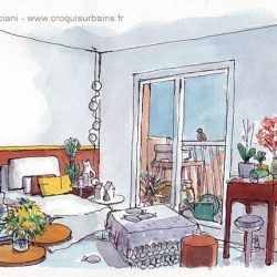 Intérieur de salon
