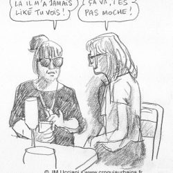 filles sur leur portables