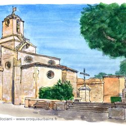 L'église de Saint-Baudile à Noves